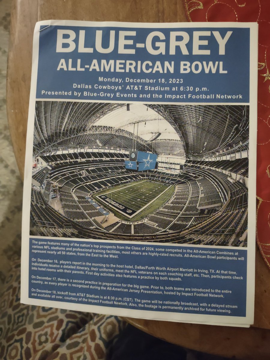 ashton13k's tweet photo. Thank you @SeanCeglinsky for the invite to the @BlueGreyFB All-American Game! Can't Wait! @BrandonHuffman @Coach_kee45 @Kenton_Bartlett @KormyloMicah @RAREAcademyID @208Platinum @CoachJuss @CoachKron @One11Recruiting #RAREFamily https://t.co/Xtov02wHMs