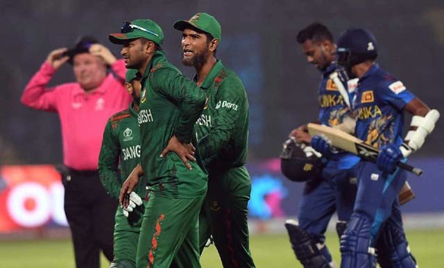 সাকিবের কাছে ‘যুদ্ধ’ ম্যাথুজের চোখে ‘কলঙ্ক’