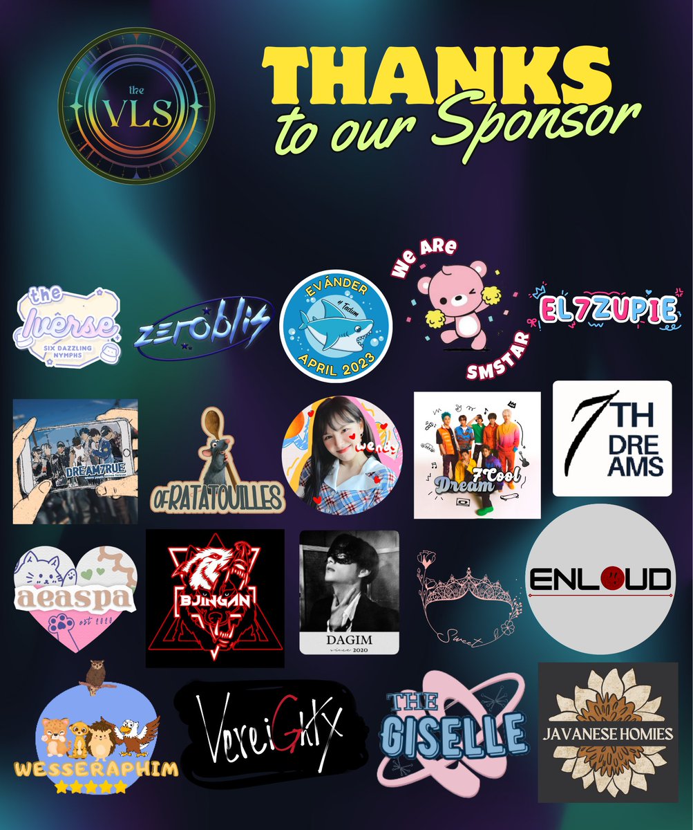 Valsire caretakers would like to thank you for the sponsors who have helped launch open member activities, hopefully we can corporate each other again next time!