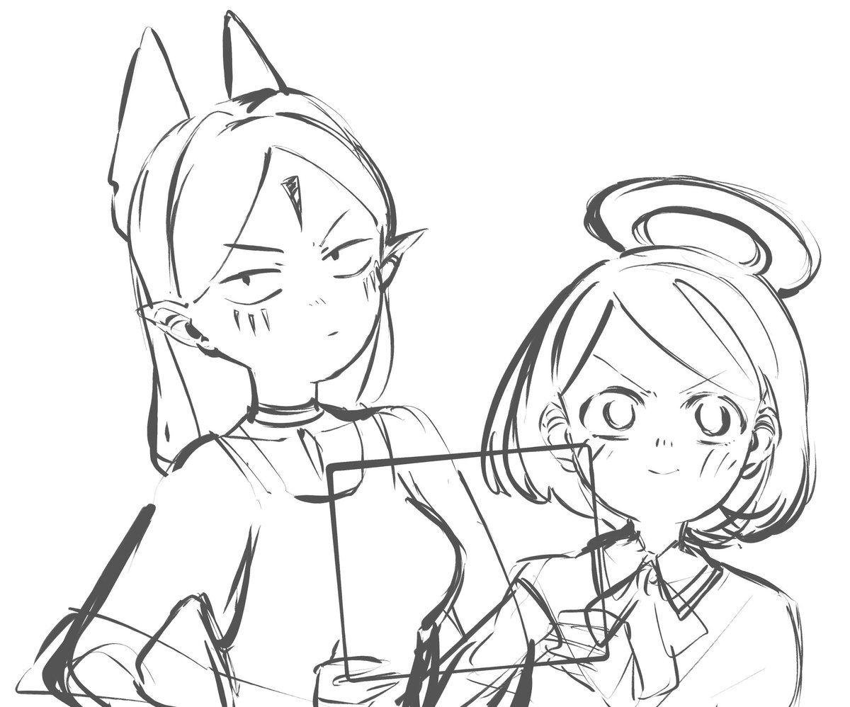 @yoshimaro77 なんならこれラフも線画も筆です! 