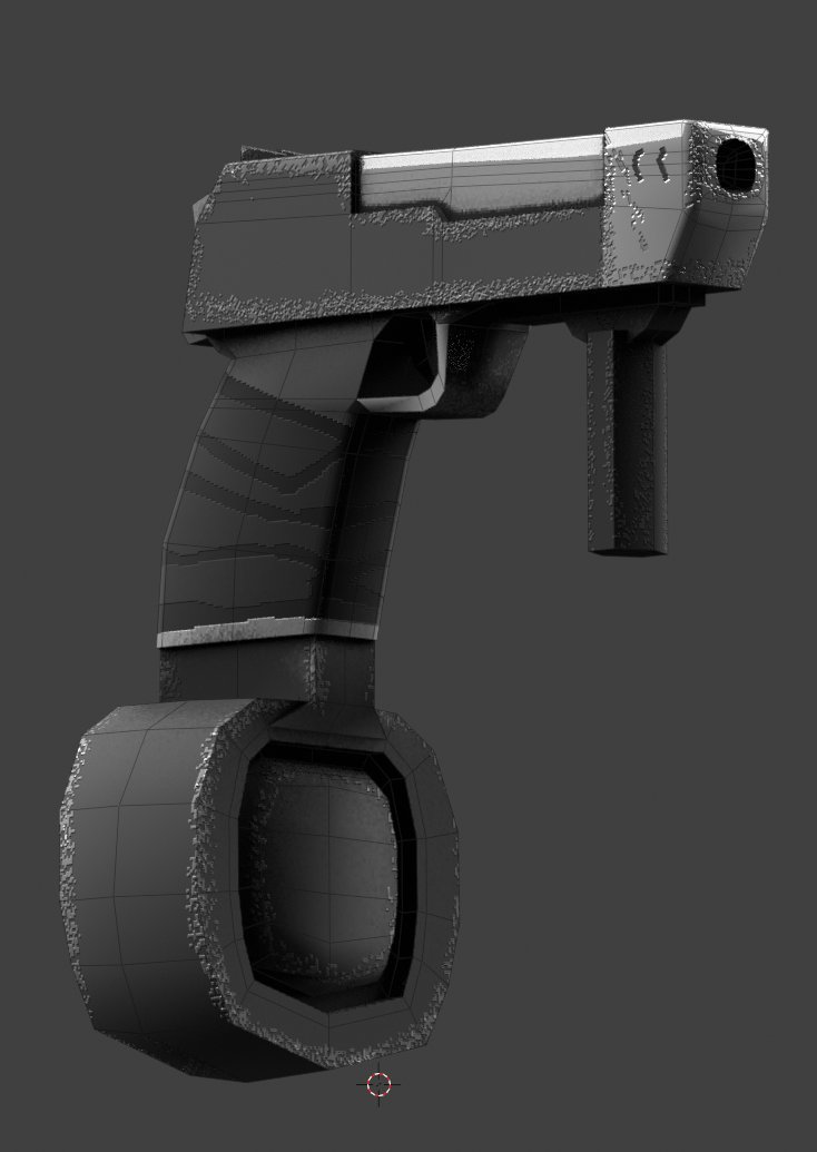 MrRespite's tweet image. im not dead heres a gun #lowpoly