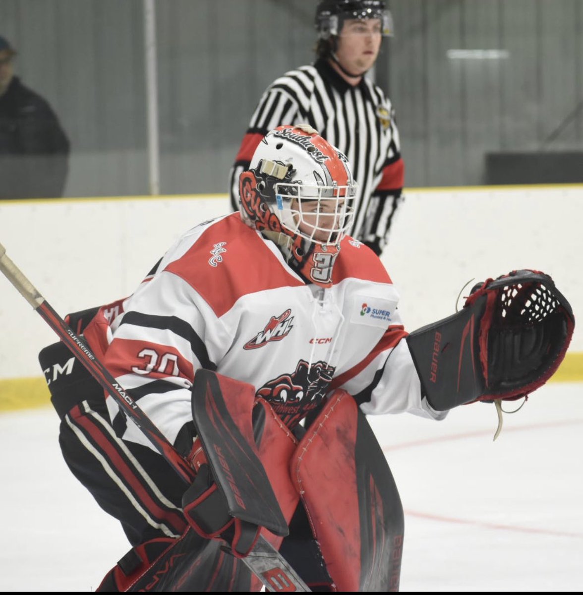 Manitoba U18 AAA Hockey League is pleased to announce Micky Gross of the Southwest Cougars as the CCM Hockey Goaltender of the Month, for Oct. Micky picked up 4 wins in 5 starts, including 1 shutout. He posted a 2.20 GAA and .930 save percentage. Congrats Micky!