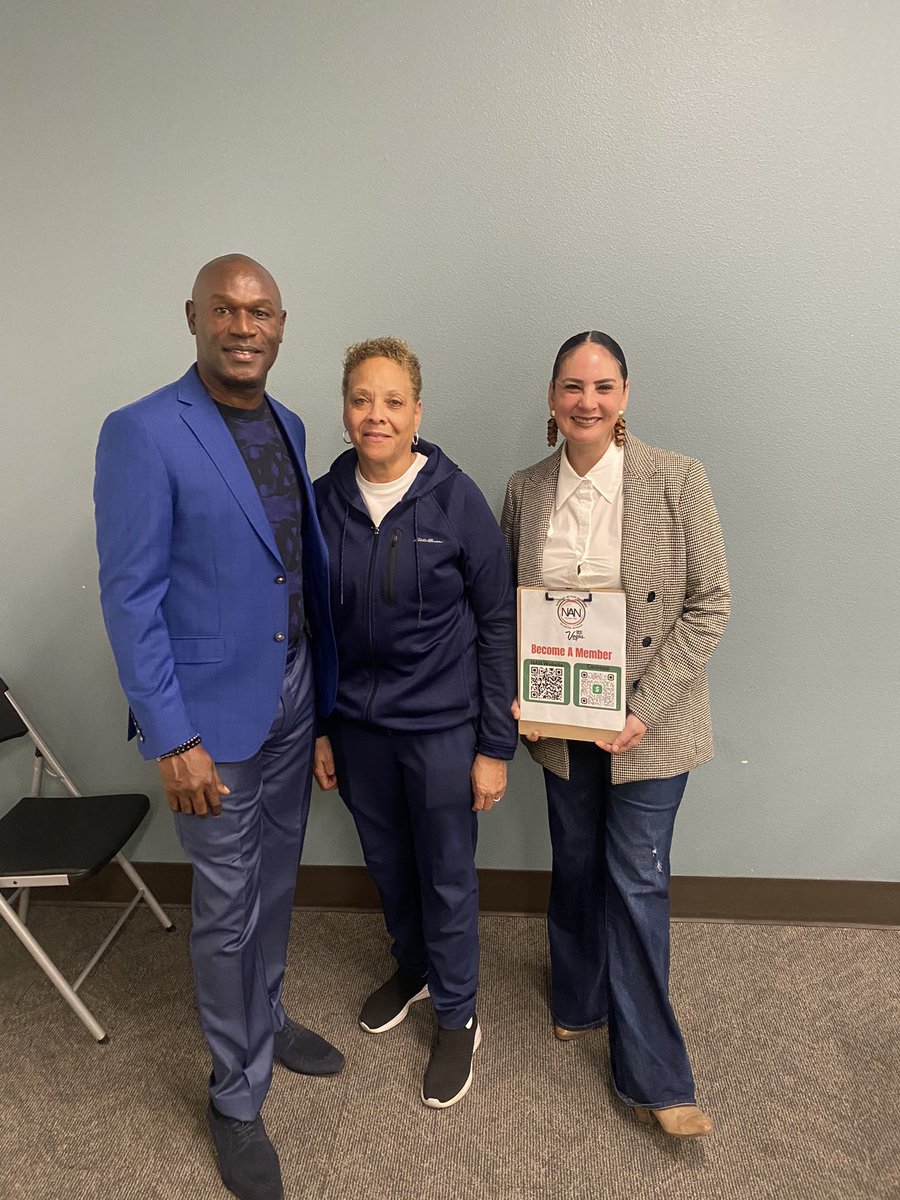 ExtraAdmin's tweet photo. TY Dr. Rev. @admogul for inviting me to your @nanlasvegas2020  Community Straight Talk Event!

I met with Dr. Ponder @andre_ponder director of @NVNationalGuard’s Battle Born Youth ChalleNGe and Dr. @Senatorspearman the 2019 bill sponsor.

BBYC helps youth access their potential! https://t.co/eEQyjQP9k0