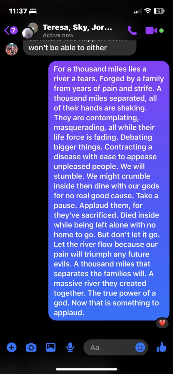 Going through a lot right now w my family. We’ve never been further apart… here is a poem I wrote to them. #writerscommunity #poem #poetry #art
