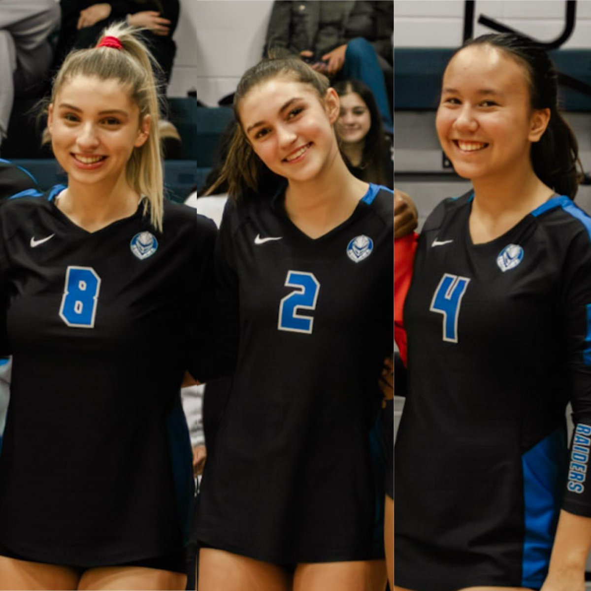 Leah Stevens #4 (S/OH/OPP): 2nd TEAM ALL COUNTY, HONORABLE MENTION ALL CONFERENCE Hana Berisha #8 (S) and Madelyn Byrne #2 (OH) 3rd TEAM ALL COUNTY, HONORABLE MENTION ALL CONFERENCE
