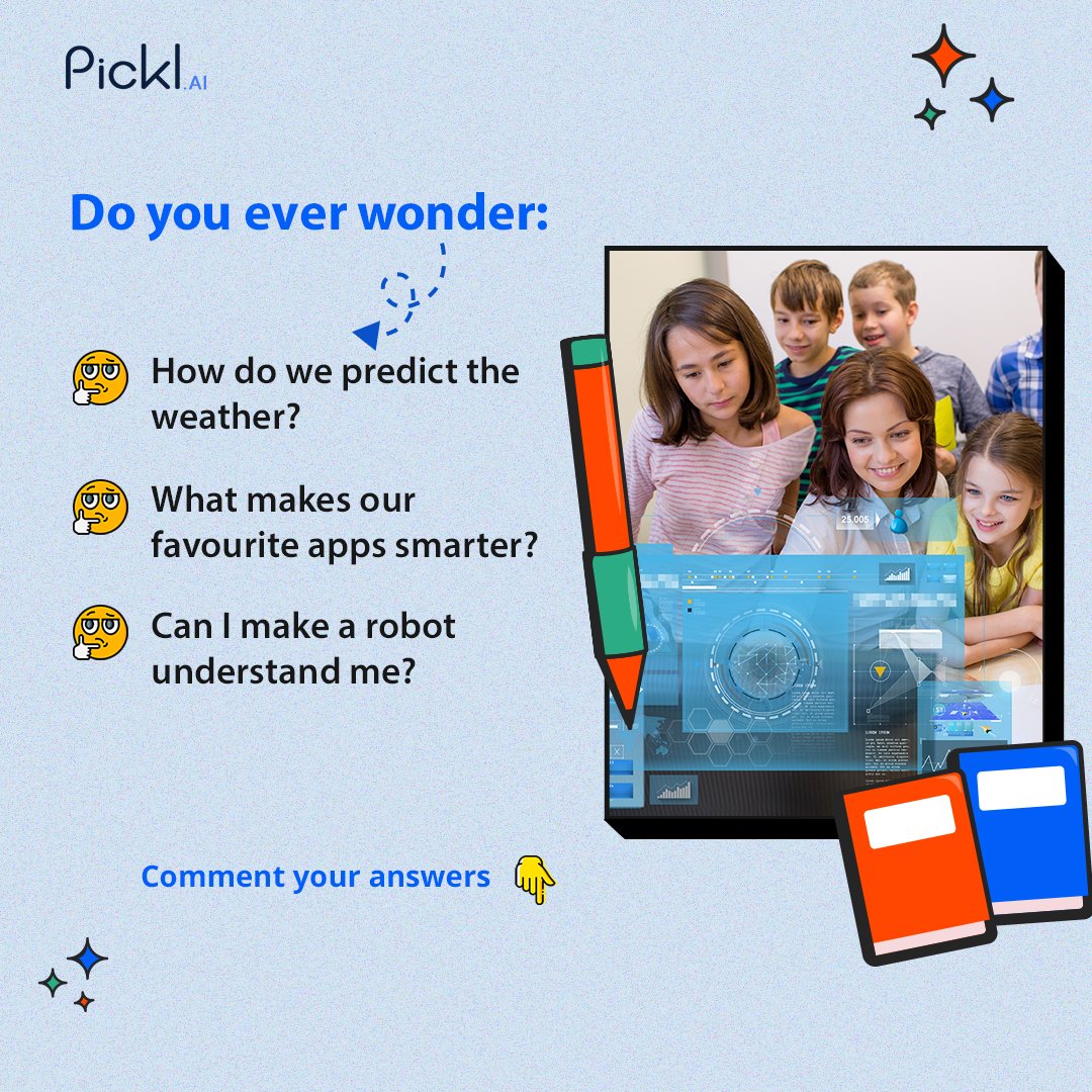 pickl_ai's tweet image. "Calling all inquisitive kids!
🔍 Discover our #DataScience Course for #kids and feed your curious mind with mind-blowing information.
We offer:
📚 100+ engaging video lessons
🔓 Lifetime access to knowledge
#datascienceprogram #ai #datasciencecourse #datasciencejobs #pickl