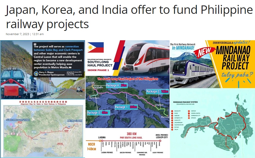 MrWinwineklabu's tweet photo. Good News!
Japan, Korea, and India have offered to fund Philippine railway projects to President Marcos Jr.

At least $5 billion is needed to finish the Subic-Clark railway, South Long Haul, and the Mindanao railway projects. Even though China abandoned it we can still finish it. https://t.co/PqcmcRS1SH