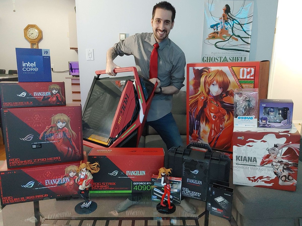 Chance!

Coming back to build the #ROGxEVANGELION 02 collection, AND unbox and build the #Asuka Shikinami Langley 1/4 from #Prime1Studio!
There's a couple other unboxing's thrown in the mix too!
Hope to see you guys again after my long hiatus this Friday!

#EVANGELION #EVA02