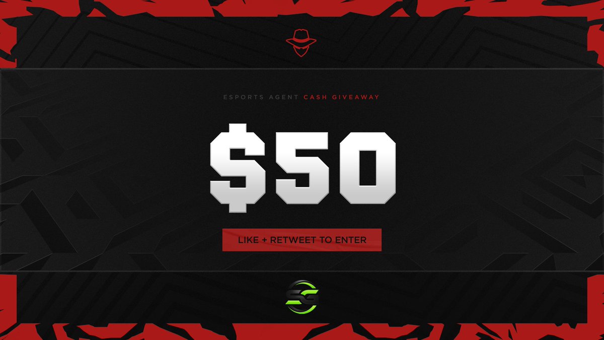 ⚡️$50 ESPORTSAGENT CASH GIVEAWAY⚡️

1⃣RT THIS TWEET
2⃣TAG TWO FRIENDS
3⃣FOLLOW <a href="/Sudor_Gaming/">SudorGaming</a> and <a href="/CallofDutyAgent/">CODAgent</a>

💸5 WINNERS OF $10 - PICKED NOV 9th!