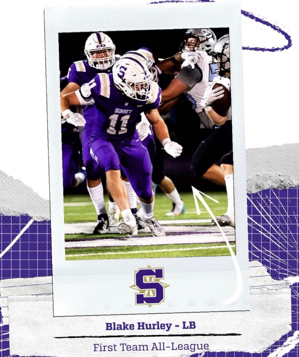 Very honored to be nominated 1st team all league Lb and 1st team all league Te. Big thanks to my teammates and coaches. <a href="/SunsetFootball/">Sunset Football</a> <a href="/eforcefootball/">EForce Football</a> <a href="/JordanJ_/">Jordan Johnson</a> <a href="/BrandonHuffman/">Brandon Huffman</a>