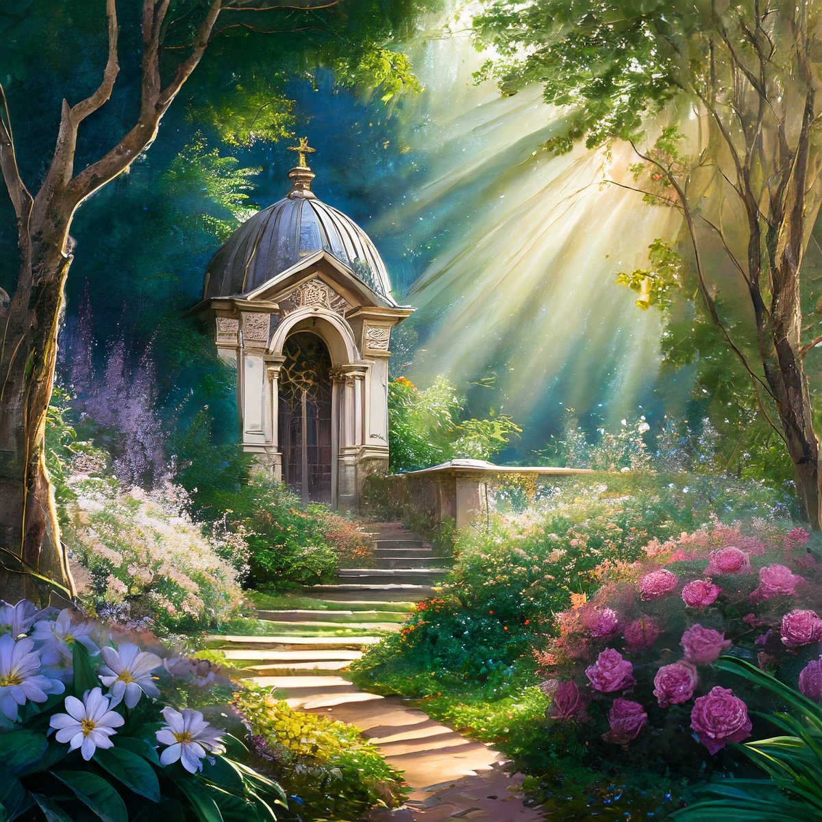 Swordoftruth16's tweet image. &quot;May your dreams flourish in the garden of His reassurance 🌟🌷. &apos;So do not fear, for I am with you; do not be dismayed, for I am your God.&apos; - Isaiah 41:10. Close your eyes without fear, for He is with you. #FearlessDreams #GoodNight&quot;