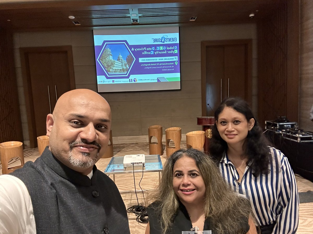 miniraman11's tweet image. Thoroughly enjoyed attending the Global GRC conference at Bangalore!

#constantlearning #GRC