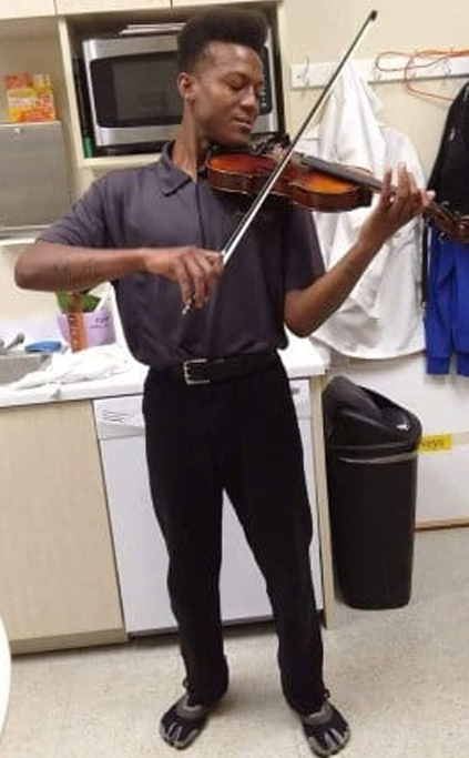 Elijah McClain was a young sweet Black man with disabilities. He played violin. He loved cats. He was murdered horribly on camera and we all witnessed it. Another of his killers went free Monday because people with disabilities and young Black men are always suspect to police.