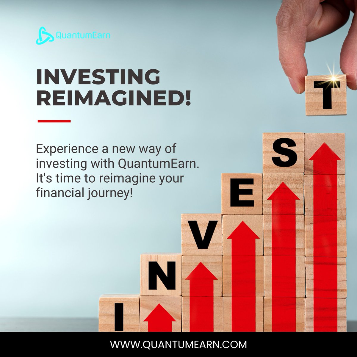 quantumearncom's tweet photo. Investing Reimagined!

Experience a new way of investing with QuantumEarn. It's time to reimagine your financial journey!

#QuantumEarn #investments #interest #wealthmultiplication #financialfuture #tradingbots #crypto #expertise #knowhow 

💥Website: https://t.co/tpLmTOtDiN https://t.co/Al3sCR4Q2H