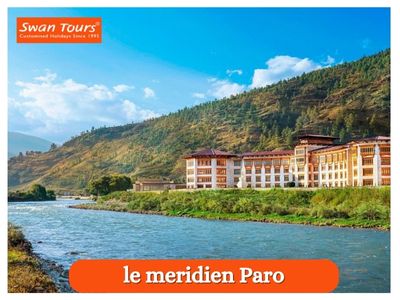 swantours's tweet photo. Indulge in the epitome of luxury and tranquility at Le Meridien Paro, Bhutan.

Visit: https://t.co/Y5bnfOKKdF
#LeMeridienParo #BhutanTourPackages 
#travelagentsinbhutan #bhutanairlines #drukair #lemeridienthimphu
#travelagentsinindia #touroperatorsinindia #swantour https://t.co/t5vVqOBM2W