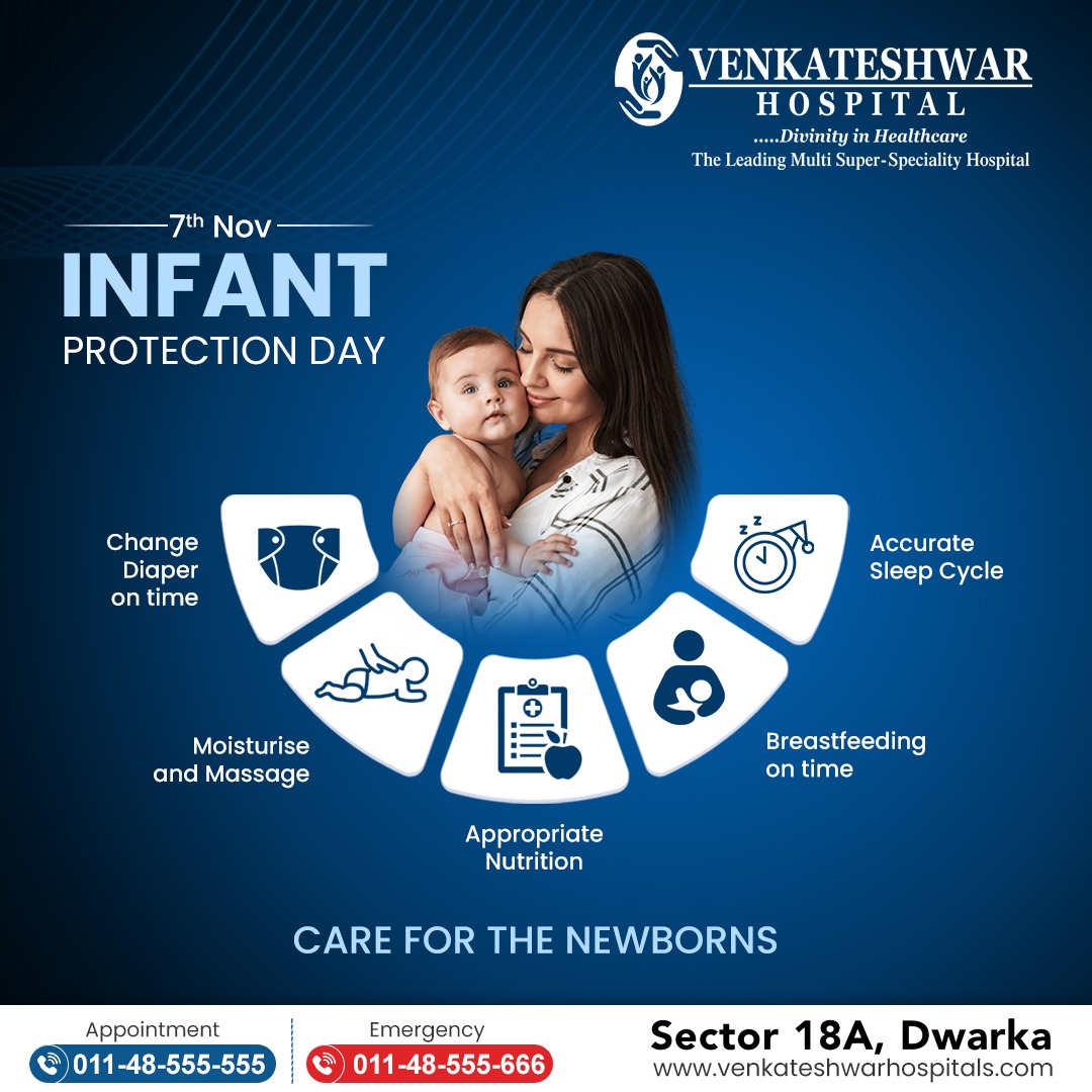 VenkateshwarHos's tweet image. Every child deserves a safe and nurturing environment to thrive. On this Infant Protection Day, join in the mission to ensure the safety and well-being of our little ones.

#InfantProtectionDay #ChildrensHealth #InfantProtection #ChildProtection #InfantSafety