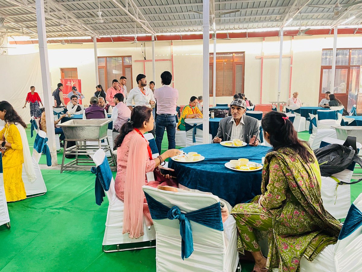 MegaMillet's tweet photo. The last day of the Millet Mahotsav 2023 is here!

We started with a healthy and hearty breakfast made exclusively with millets to ensure all participants get a headstart to their day.

#YeDiwaliMilletWalli #millet

@ignca_delhi @iym2023 @MinOfCultureGoI https://t.co/i3n1461sVy