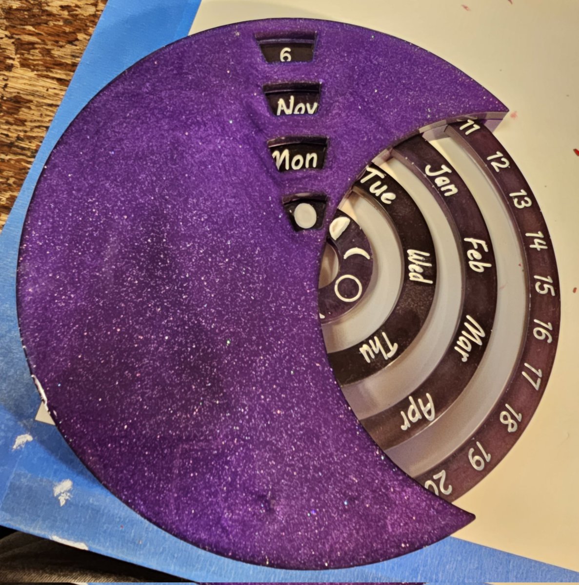 The second beautiful calendar is this one! You can claim this one early as well through DM!