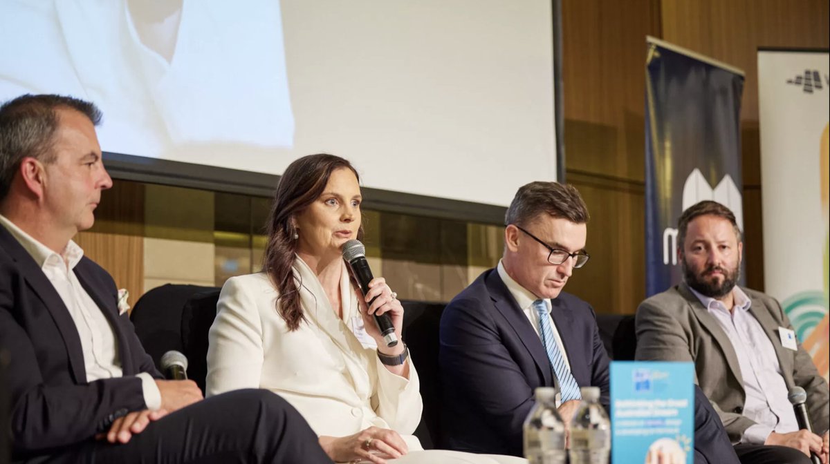 It was a pleasure and honour to speak about urban density and Australia's housing crisis in Western Australia <a href="/UDIA_WA/">UDIA WA</a> with the Hon Minister of Housing, John Carey; Mayor of Stirling, Mark Irwin; and former Mayor of Subiaco, Penny Taylor.