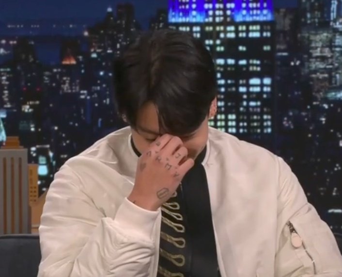 bangtinyboyys's tweet photo. Jungkook reaction when Jimmy showed him picture of him sleeping 😭 https://t.co/r42exfBy3B