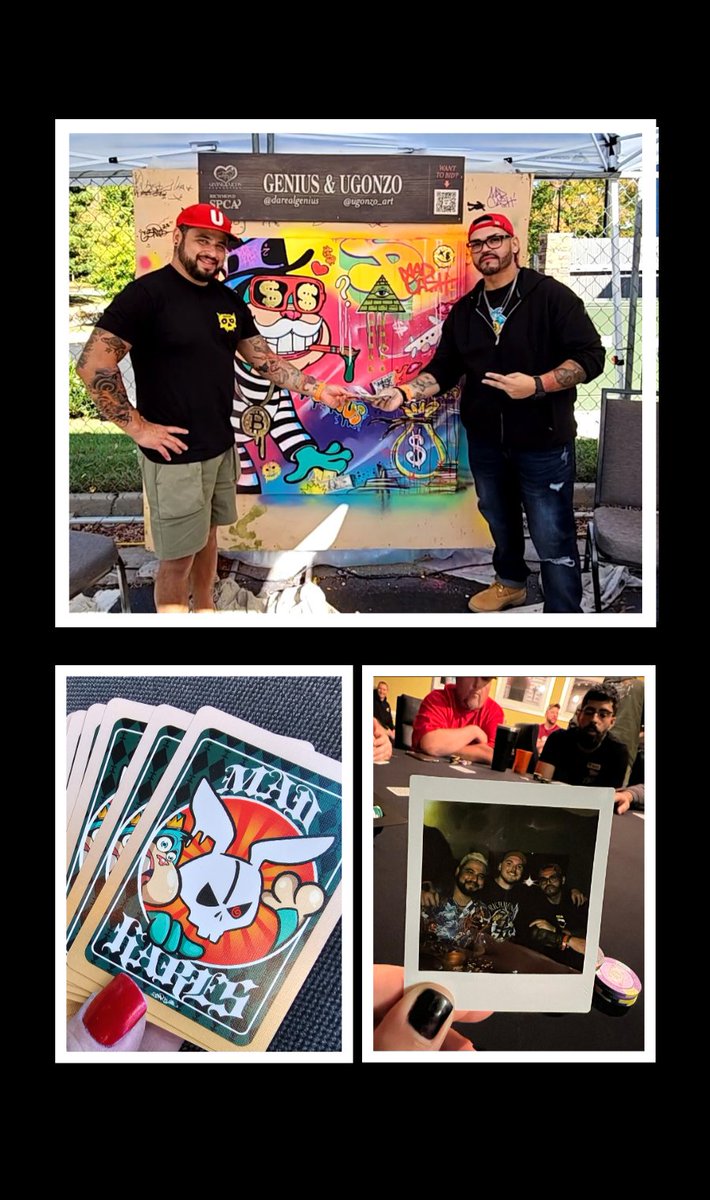 KewlChick_'s tweet photo. @420pharaoh @PsychoKittiesOG @MadHareSociety Chillaxin at the @RichmondTat2Con with @Ugonzo_art @ElRealGenius @jessesmithart from @inkmaster &amp; @carkayous &amp; @ogAbel &amp; @inkandace 

Sorry missed out on LL. But interesting space. Join us at the @RichmondTat2Con 2024!

#PK4LIFE
#MH4LIFE https://t.co/x3VMQNMbmJ