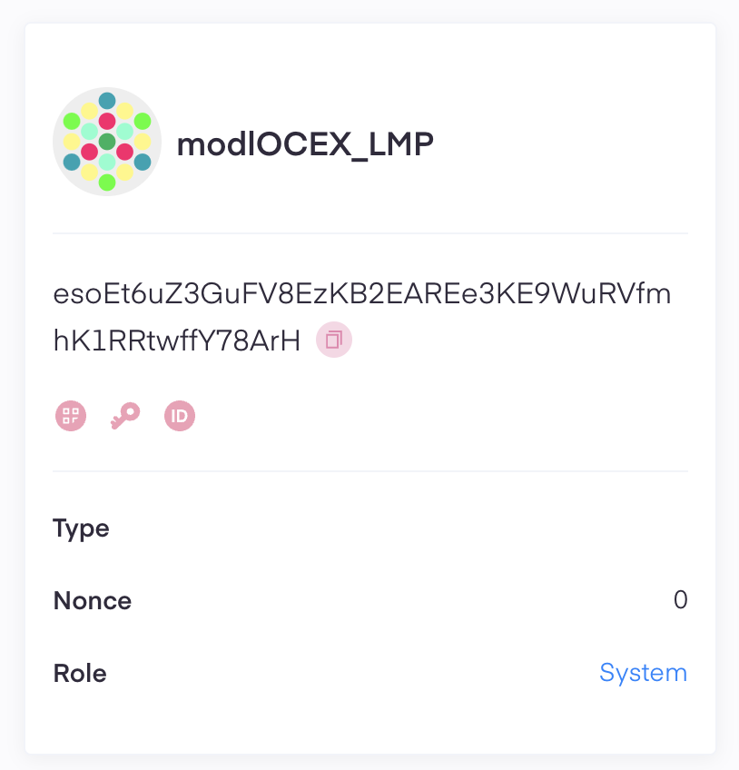 vivekprasannan's tweet photo. This is the unassuming little address that's got your back when you deposit funds for trading on @polkadex. Unlike those EVM-based DEXes, there's no need for fancy smart contracts owned by companies or multisig groups. No need for expensive signatures either. It's your assets secured by an open, permissionless blockchain, protected by 200 "anonymous" validators on @polkadex. This is open blockchains working their magic to bring trust into the world of High-Frequency Trading, thanks to @Polkadot's @substrate. This is how we prevent another FTX. This is for the community, for the philosophy we stand for: 'Not your keys, not your coins.' We don't need custody or sketchy smart contracts for HFT. We've finally solved it, with just pure cryptography and an open, "permissionless" blockchain.