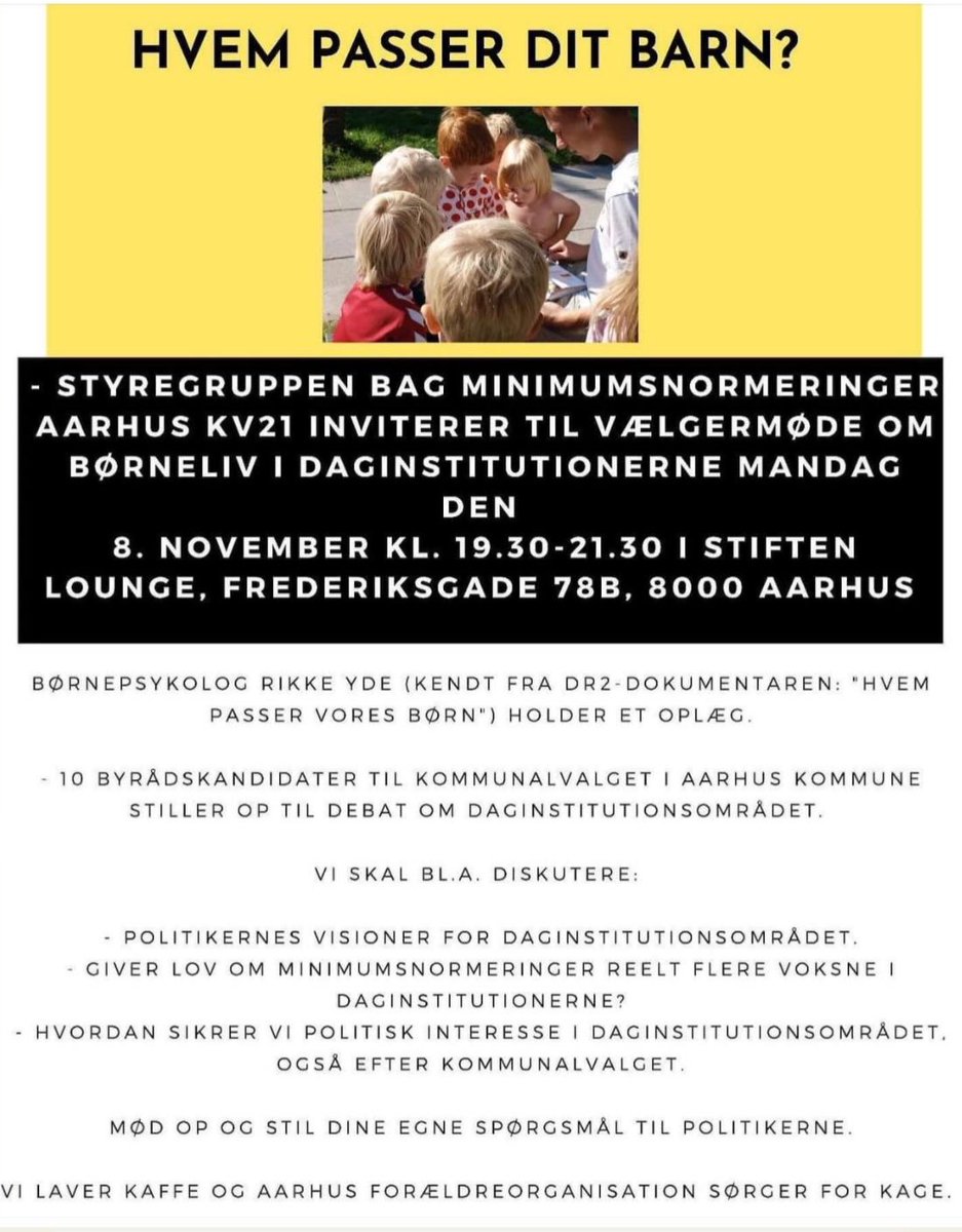YdeRikke's tweet photo. 2 år siden i dag. Stadig ikke nomeringer i børnehøjde, mindre gruppestørrelser og mere uddannet personale 💛
Hvad mon der skal til ? 
#hvorerderenvoksen #fola https://t.co/Zxj87Yvrk9