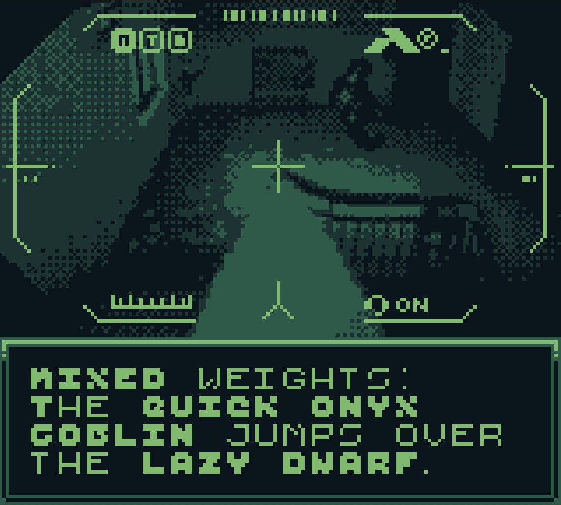 Just published a free sans-serif pixel font in two weights for
<a href="/GBStudioDev/">GB Studio</a>

dimmstudios.itch.io/dimm-sans-gbst…

#pixelart #gameboy #gbstudio #indiegame #gamedev