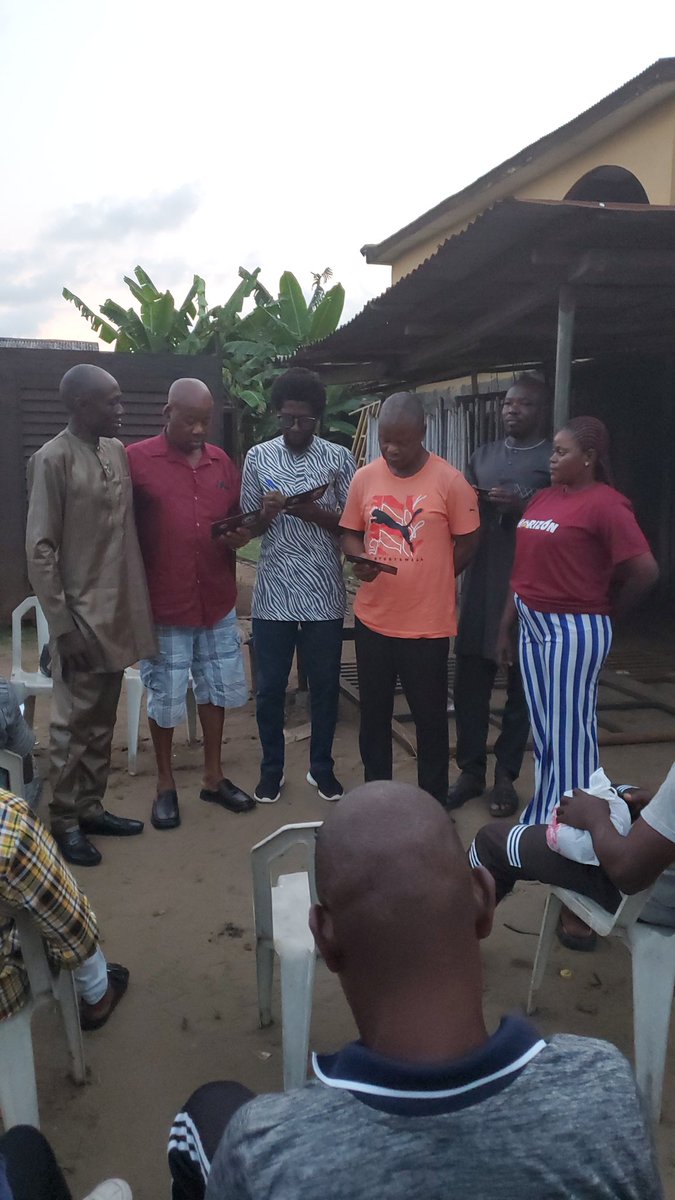 Pictures of African Action Congress (AAC) Aradagun-Mowo, Badagry, Lagos Chapter's Ward Meeting held on Sunday, 05/11/2023 in attendance was AAC Lagos Chairman and 3 other state executives

AAC... Take It Back!
Take It Back... Action!
Action... No Going Back!

#AACTheAlternative