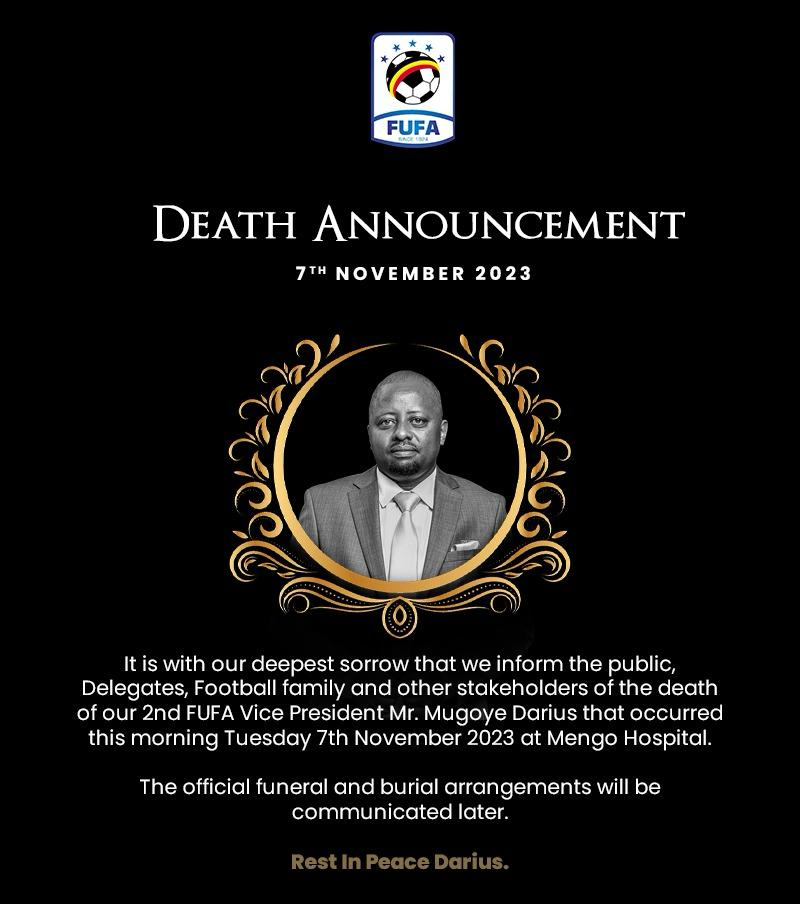 DEATH ANNOUNCEMENT!!