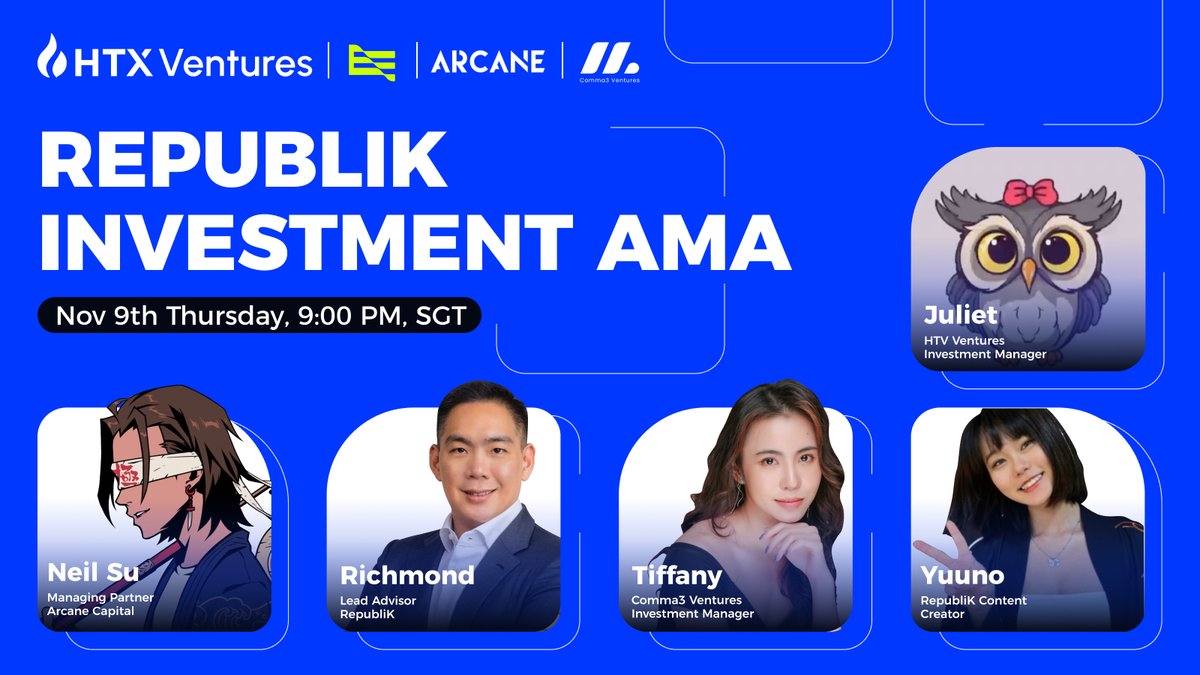 🙋Join our chat on Thursday with @RepubliK_GG, Investors and content creators, on RepubliK's successful seed round funding at a $75M valuation and the #SocialFi Landscape. @RepubliK_GG @ethereum_88 @yuuno_o @hella_tifficult @0xNeoSu 👉Set Reminder: twitter.com/i/spaces/1kvKp…