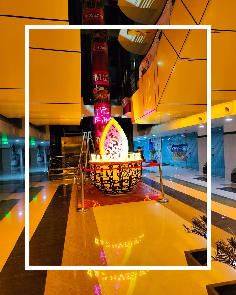 Eventossconnect's tweet photo. Eventoss lit up FM Mall Bhagalpur with Diwali magic!

#Eventoss #DiwaliDecor #FMmall https://t.co/XMCzIGRqd0
