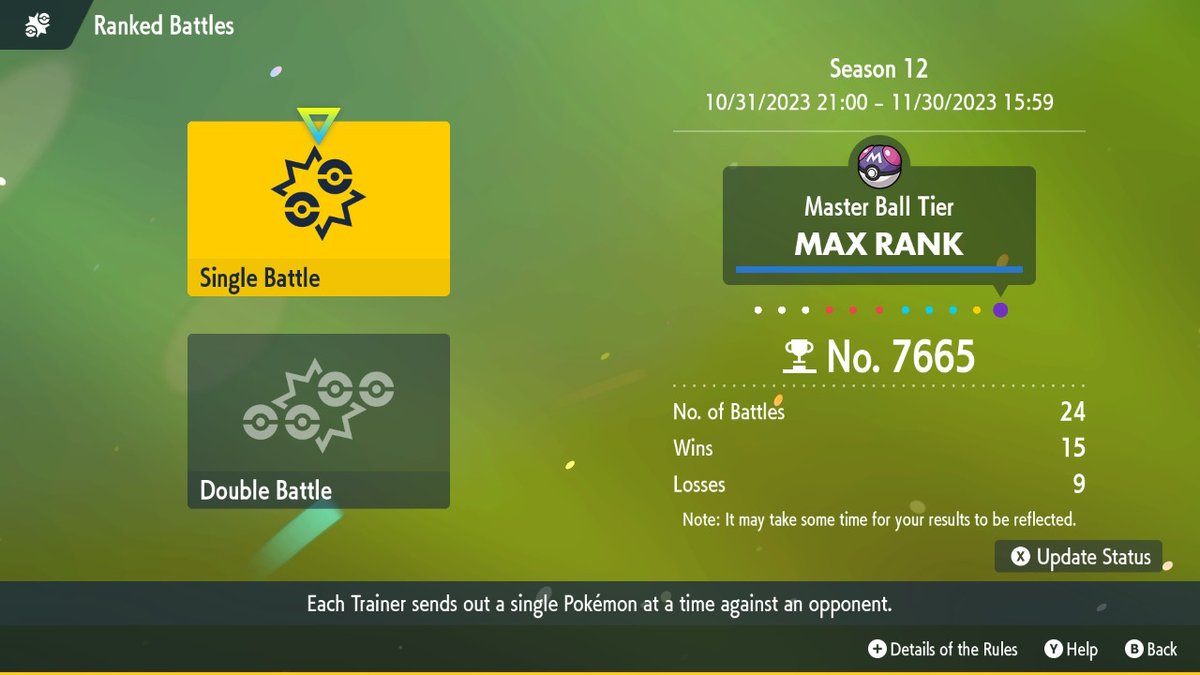 zekoroh's tweet photo. I finally did it with my favorite team!!!!!!
#PokemonScarletViolet #NintendoSwitch https://t.co/6oZpL2s9Wz