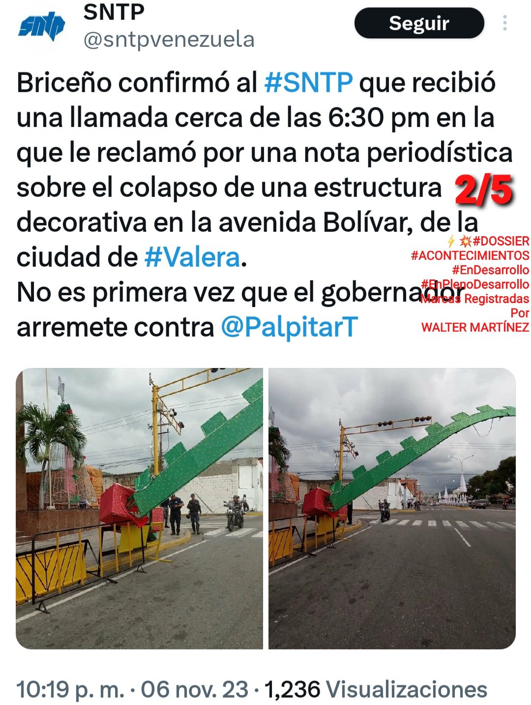 Walter Martínez on X: 5/5 .@UN .@ONU_ES .@UN_HRC MISIÓN INTERNACIONAL  VENEZUELA👇🏽  'From now on you have declared war on me. Go wherever you  want. Now you are going to know who