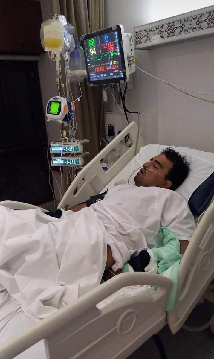 drzarak's tweet photo. Dr. Hasil Khan is still in critical condition. 

Prayers for his recovery; we don’t have the capacity to lose further. https://t.co/XPOLIjXbC2