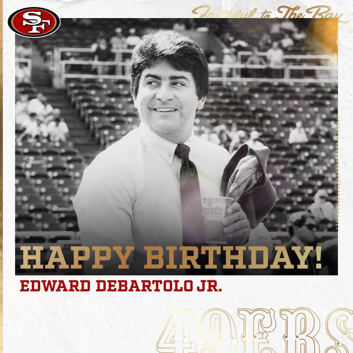 Happy birthday to Eddie D, the architect of the greatest franchise in NFL history. #FTTB