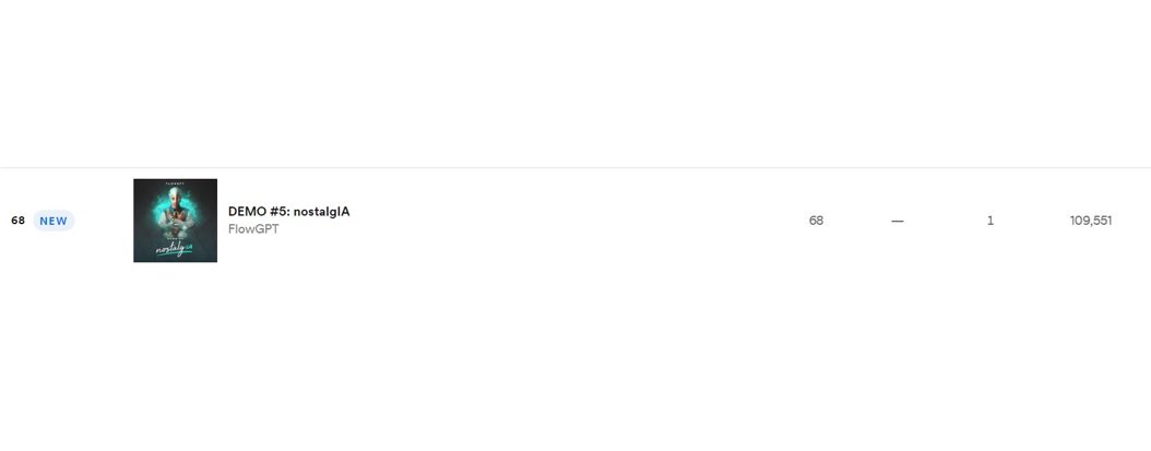 j4virw_'s tweet photo. La canción hecha con IA de Bad Bunny se cuela dentro del top100 en España https://t.co/eszaQlH6zT