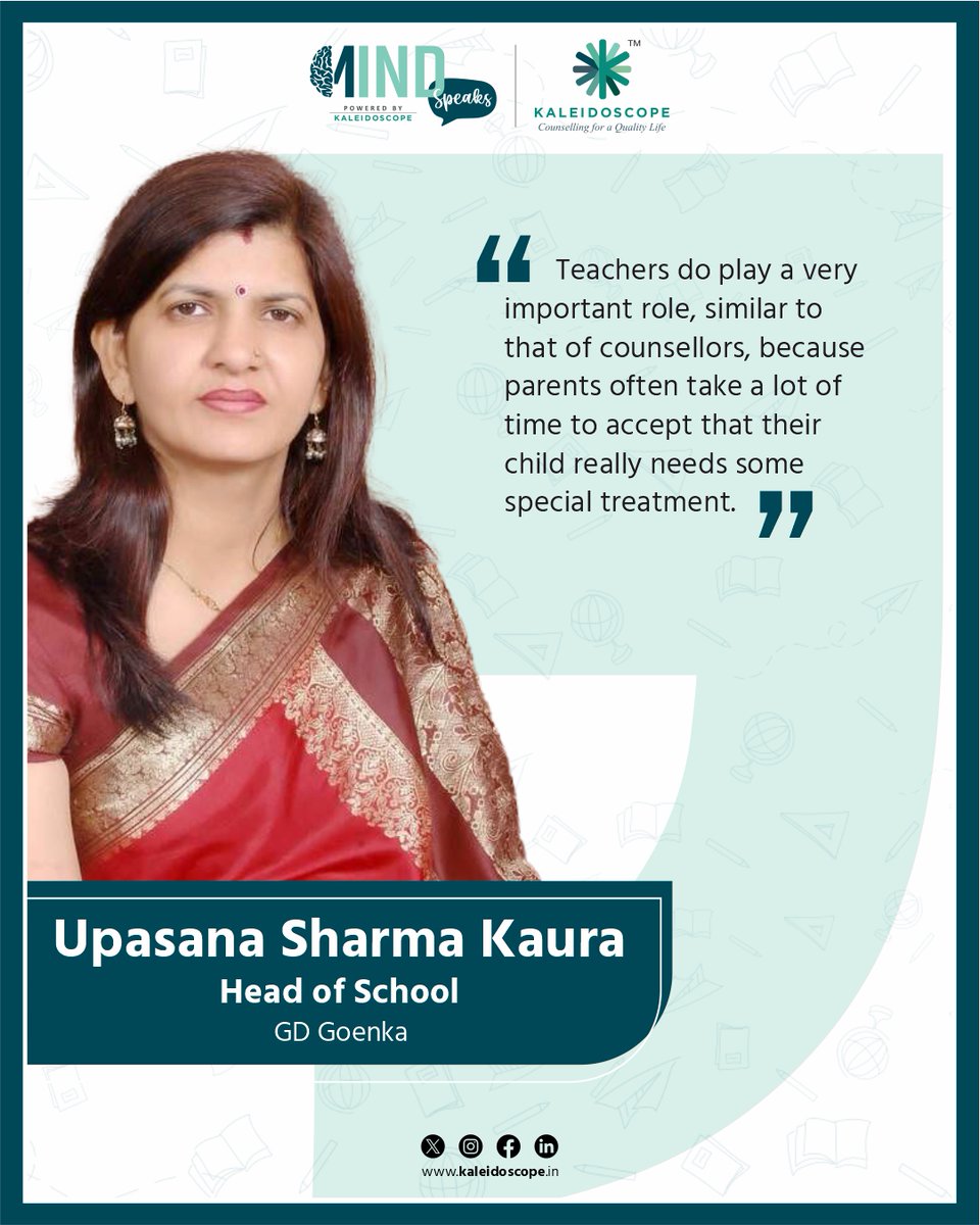 The insights by Ms. Upasna Sharma Kaura sheds light on the important role teachers hold, much like counselors. 

#Gratitude #MindSpeaks #InspiringInsights #EducatorsJourney #ChildDevelopment #ChildPsychology #counselling