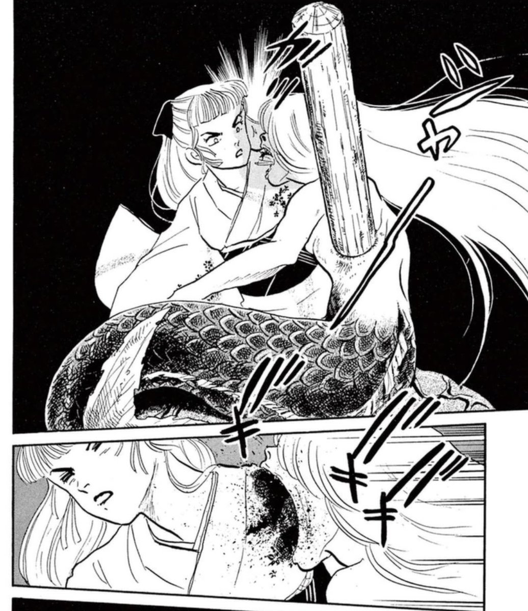 高橋留美子先生は肉を取られたあとの人魚についても描いててばっちり生きておられます