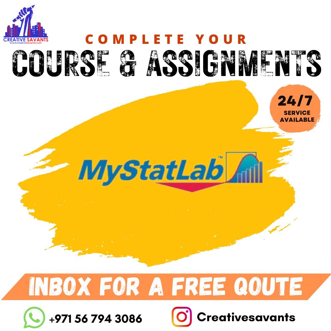 creativesavants's tweet image. MyStatLab is a great tool for learning statistics!

 It provides interactive exercises, practice problems,

 and video tutorials to help you master the material

#mystatlab #statistics #learning