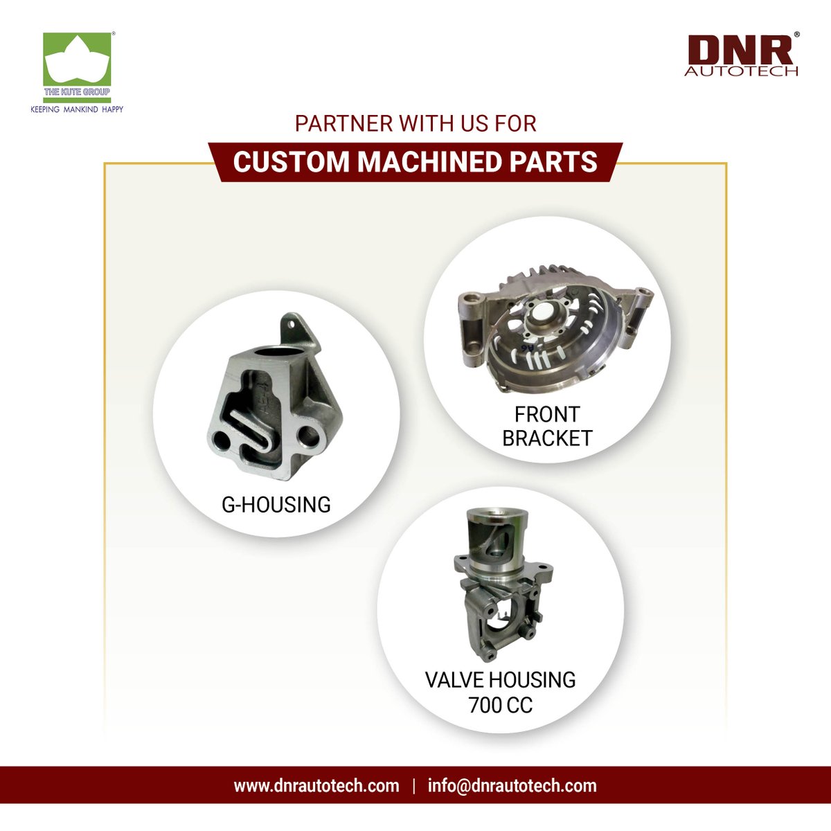 DnrAutotech's tweet photo. DNR Autotech is your ultimate custom auto parts expert, delivering top-notch parts custom-tailored to your preferences. 🛠️💯

Contact us if you need any assistance.

Phone No : 0240-2551113
E-mail: info@dnrautotech.com
Website: https://t.co/A3KB4pfnhC
.
#CNCTurning #MillingUP https://t.co/zOBobcpppO