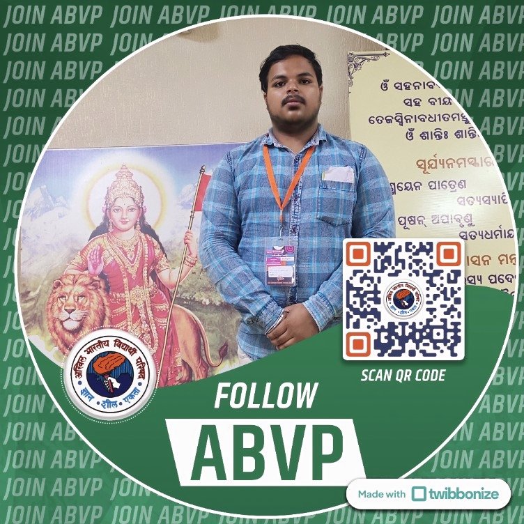 pratyush4bharat's tweet photo. #FollowABVP
#NewProfilePic https://t.co/8igV9bhjmT