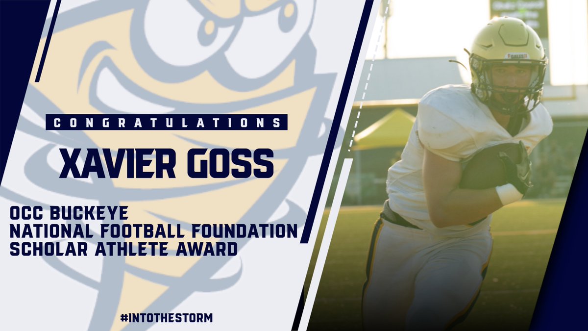 Lancaster Golden Gales Football (@galepride) on Twitter photo Congratulations Xavier Goss for earning
OCC Buckeye Scholar Athlete Award
#intothestorm Congratulations Xavier Goss for earning
OCC Buckeye Scholar Athlete Award
#intothestorm