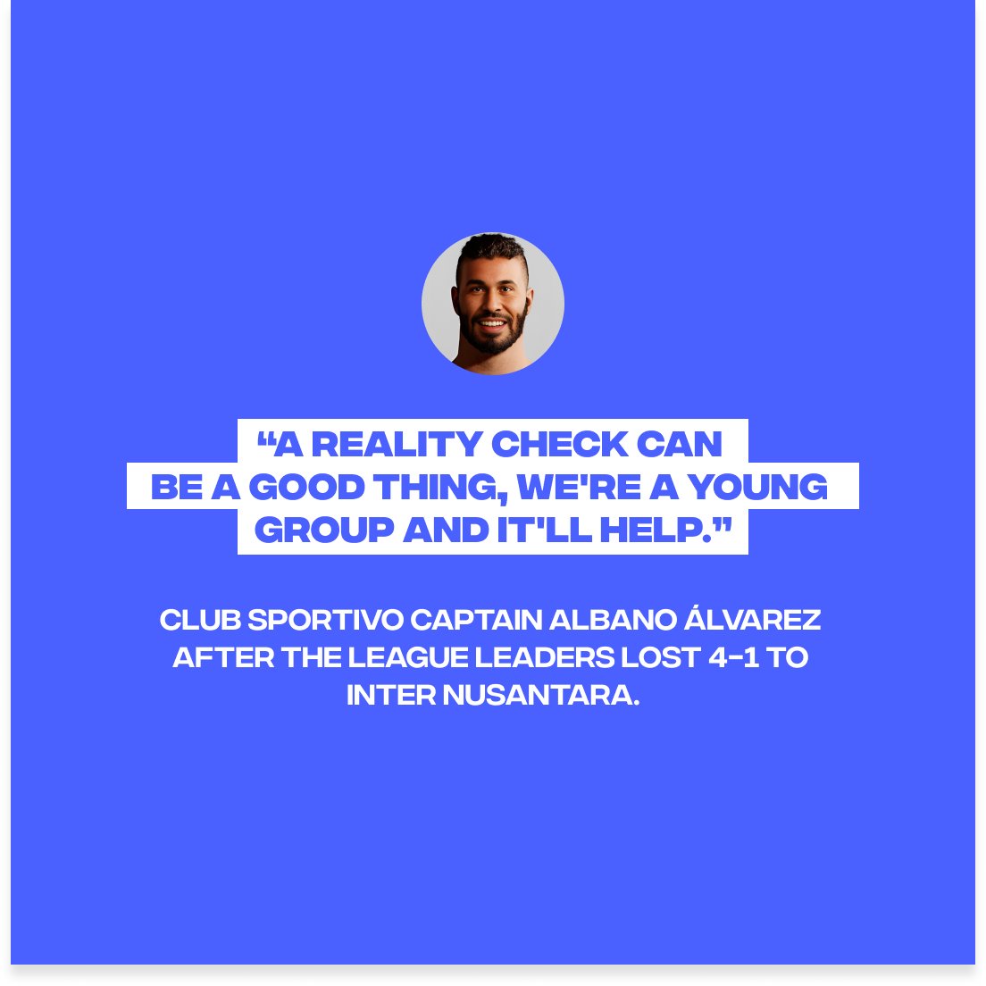 Club Sportivo Palermo (@cs_palermo) on Twitter photo Difícil viaje ✈️. No logramos conseguir la victoria esta vez, pero continuamos con la cabeza en alto  y en el segundo lugar de la clasificación.🇦🇷⚽️
🇦🇷Albano Alvarez: “Somos un grupo joven y eso nos ayudará."
Míralo de nuevo en Youtube
#NUSPAL #LosDioses Difícil viaje ✈️. No logramos conseguir la victoria esta vez, pero continuamos con la cabeza en alto  y en el segundo lugar de la clasificación.🇦🇷⚽️
🇦🇷Albano Alvarez: “Somos un grupo joven y eso nos ayudará."
Míralo de nuevo en Youtube
#NUSPAL #LosDioses