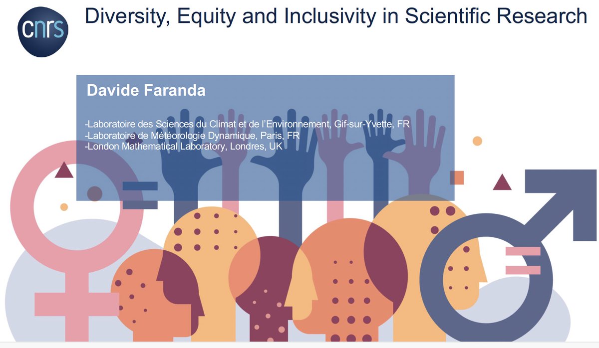 Davide Faranda (@davifaranda) on Twitter photo Thanks <a href="/ErikaCoppolaE/">Erika Coppola</a>  for inviting me to talk about diversity in the "Career Development Workshop for Women in Physics" <a href="/ictpnews/">ICTP</a>. #Diversity can be found in everyone, and it's imperative that we actively include all individuals and provide equal opportunities in research.<a href="/CNRS/">CNRS 🌍</a> Thanks <a href="/ErikaCoppolaE/">Erika Coppola</a>  for inviting me to talk about diversity in the "Career Development Workshop for Women in Physics" <a href="/ictpnews/">ICTP</a>. #Diversity can be found in everyone, and it's imperative that we actively include all individuals and provide equal opportunities in research.<a href="/CNRS/">CNRS 🌍</a>