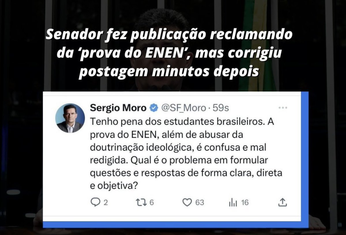 Já temos o primeiro que não passou no ENEM 😂😂😂

COMENTE: MORO BURRO