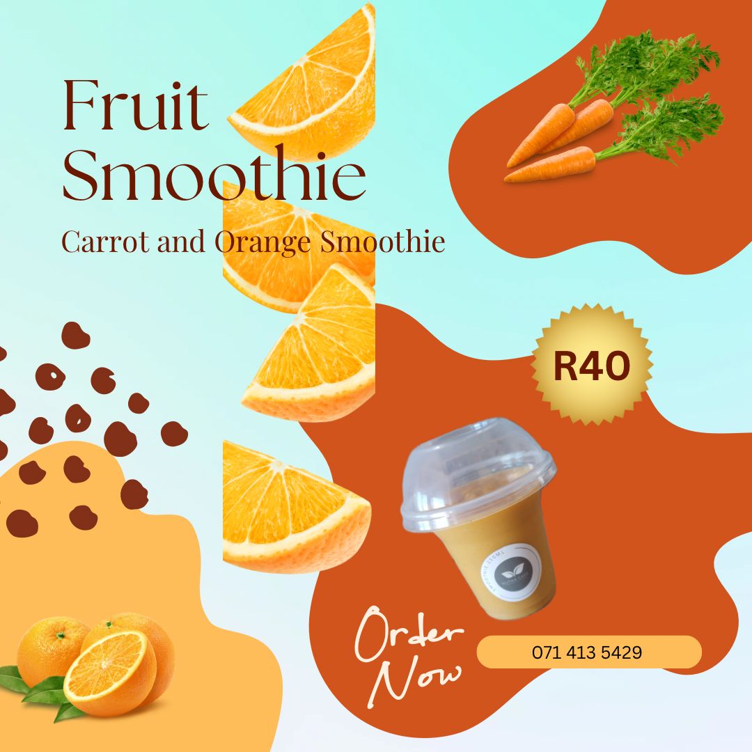 NutraCafe_'s tweet photo. Be healthy! Be happy! Drink some carrot and orange  smoothies.🔥
_📍Ulundi

WhatsApp 0714135429
#GirlTalkZA #SugarMamas #BaeBeyondBorders #90daychallenge #djsbu #havefaith https://t.co/5VHPwECzcy