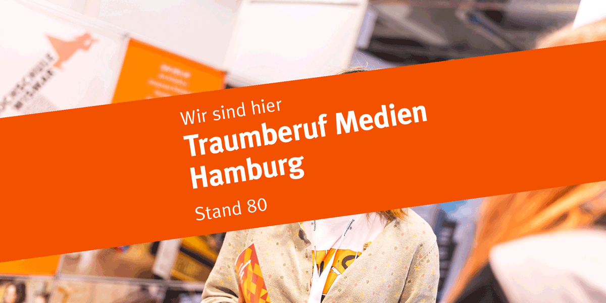 Wir sind in #Hamburg – Die Fakultät Gestaltung #fgwismar ist mit einem Team aus dem Studiengang #Design am Mittwoch, 8.11.2023 auf der Schülermesse Traumberuf #Technik und #Medien in Hamburg – Sporthalle, Krochmannstraße 55, Hamburg, Stand 80. 9– 15 Uhr » traumberuf-messe.de/hamburg