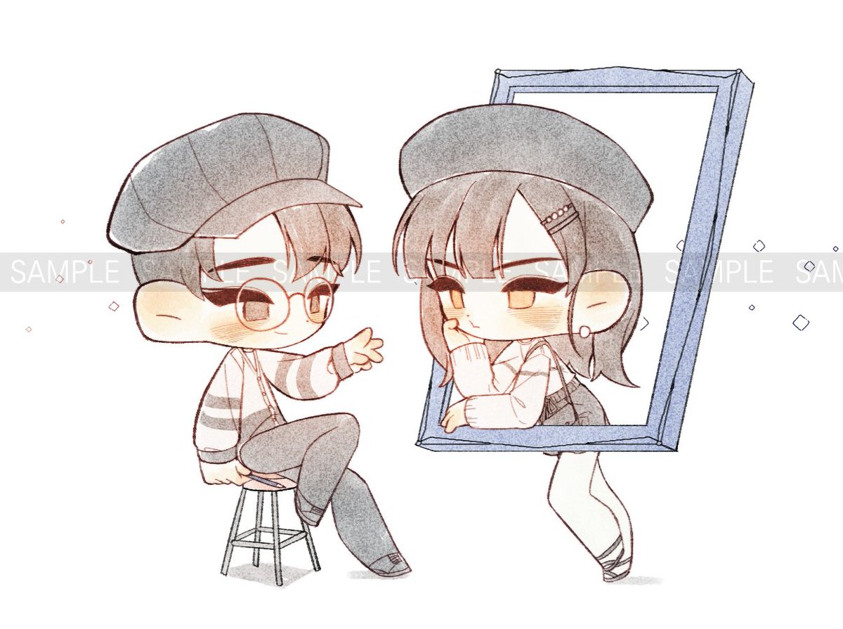 ksa_cms's tweet photo. ✖SAMPLE✖
수채 타입&amp;수채 1.5타입 작업했습니다~🥰 https://t.co/3vep3zoA8E
