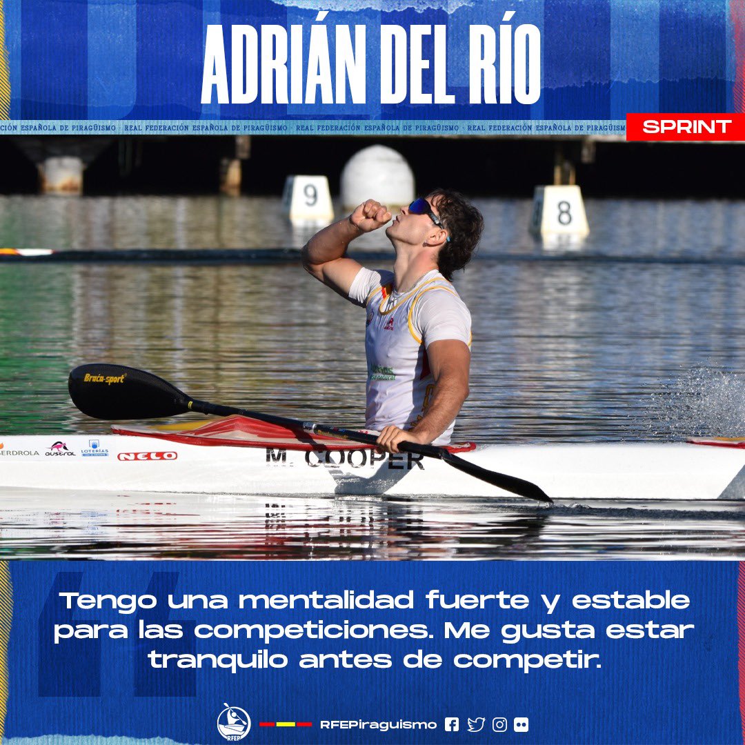 RFEPiraguismo's tweet photo. ✍️𝘍𝘳𝘢𝘴𝘦 𝘥𝘦 𝘭𝘢 𝘴𝘦𝘮𝘢𝘯𝘢 | 

Adrián del Río: "𝙏𝙚𝙣𝙜𝙤 𝙪𝙣𝙖 𝙢𝙚𝙣𝙩𝙖𝙡𝙞𝙙𝙖𝙙 𝙛𝙪𝙚𝙧𝙩𝙚 𝙮 𝙚𝙨𝙩𝙖𝙗𝙡𝙚 𝙥𝙖𝙧𝙖 𝙡𝙖𝙨 𝙘𝙤𝙢𝙥𝙚𝙩𝙞𝙘𝙞𝙤𝙣𝙚𝙨. 𝙈𝙚 𝙜𝙪𝙨𝙩𝙖 𝙚𝙨𝙩𝙖𝙧 𝙩𝙧𝙖𝙣𝙦𝙪𝙞𝙡𝙤 𝙖𝙣𝙩𝙚𝙨 𝙙𝙚 𝙘𝙤𝙢𝙥𝙚𝙩𝙞𝙧".

#SomosPalistas | #CanoESP https://t.co/eTmvnx13FR